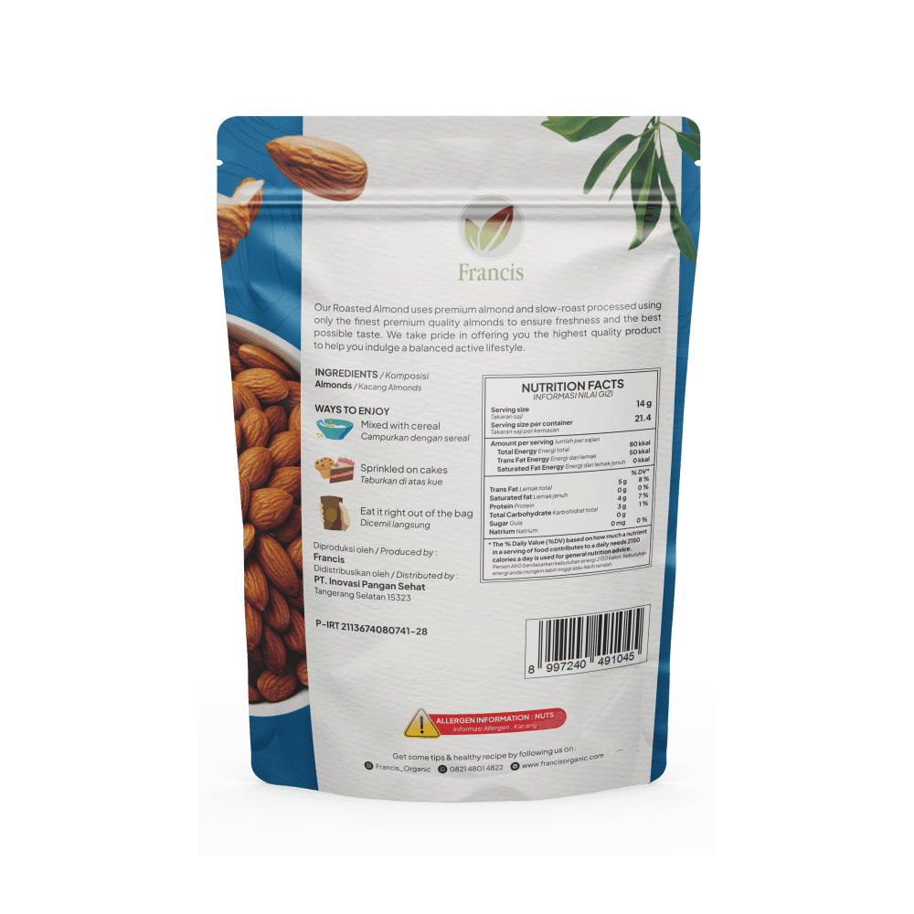 Francis Roasted Almond 225g — image 2