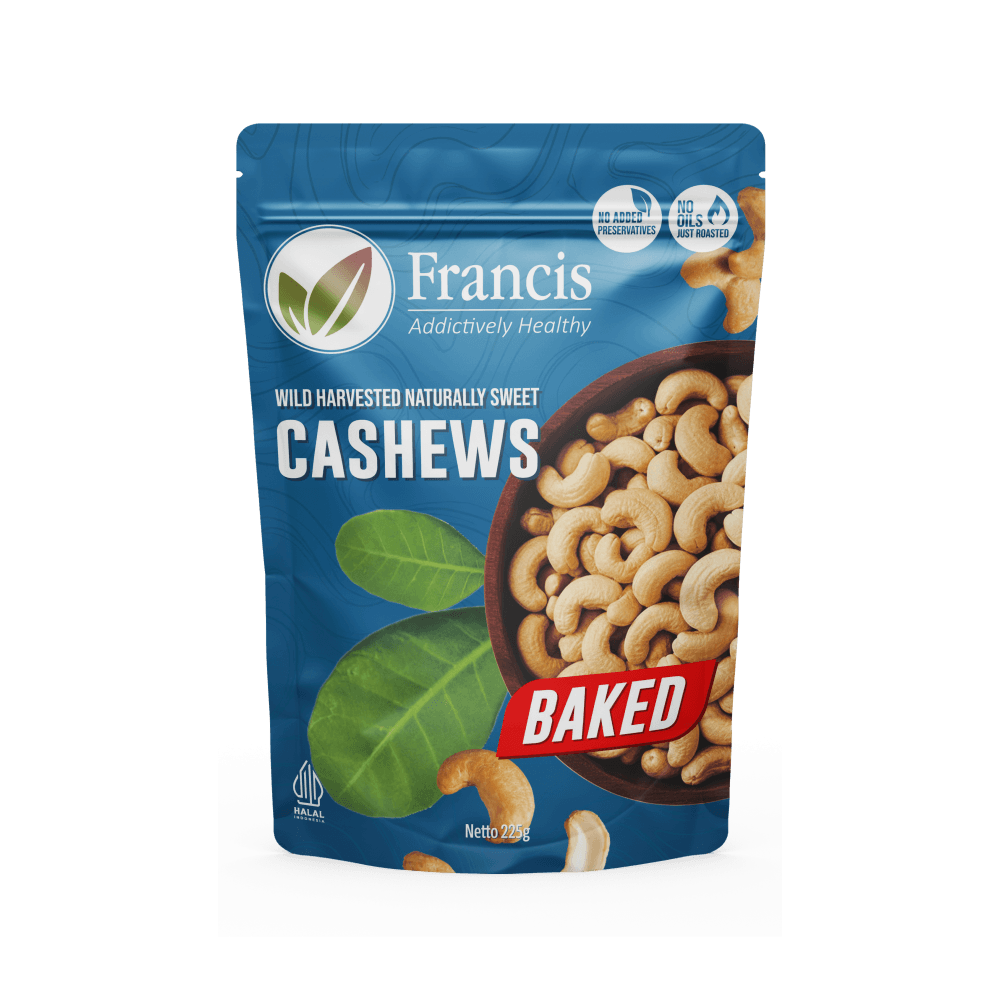 Francis Wild Harvested Naturally Sweet Cashews 225g — image 1