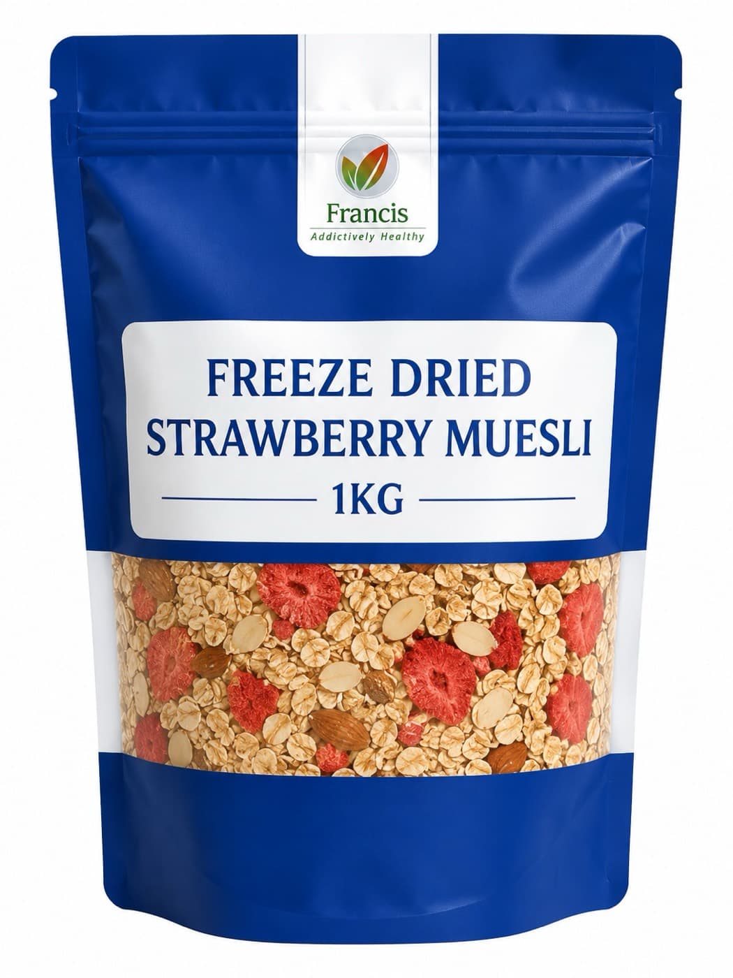 Freeze Dried Strawberry Muesli With Almond 1kg