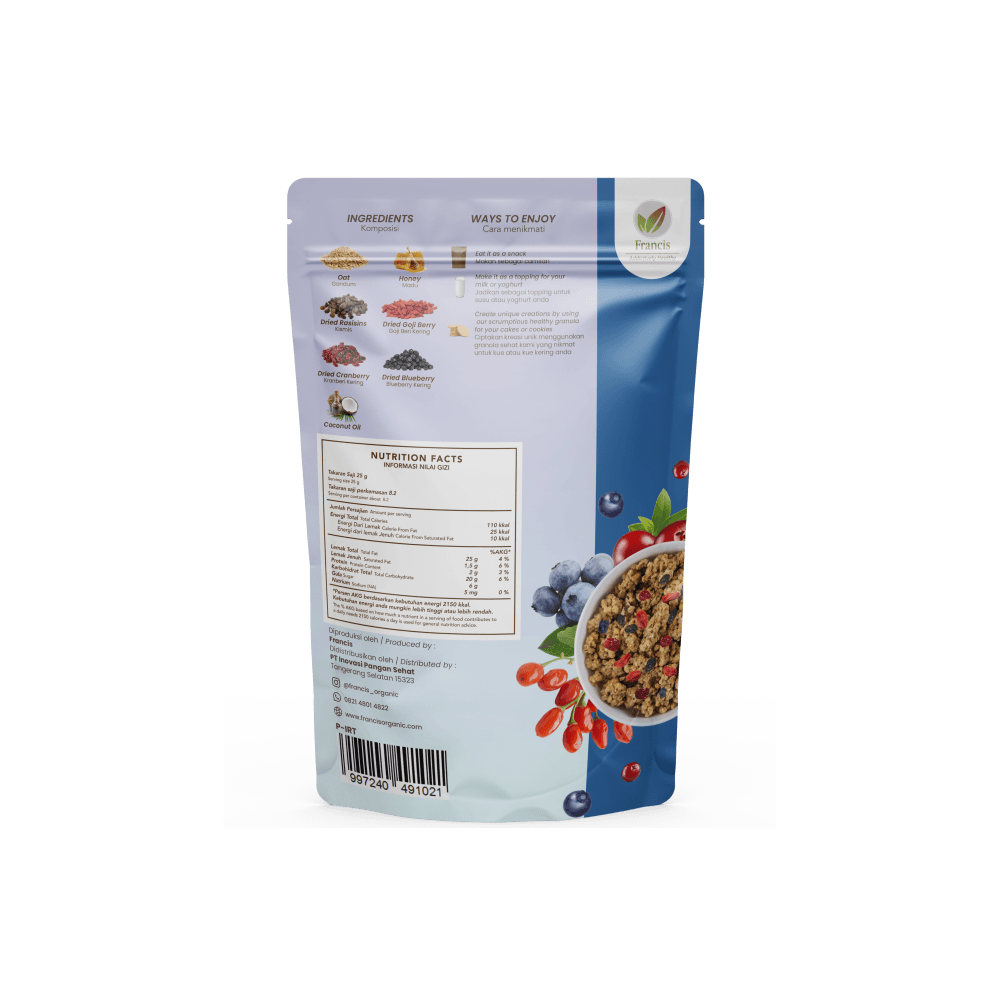 Granola Mixed Fruit 205g — image 2