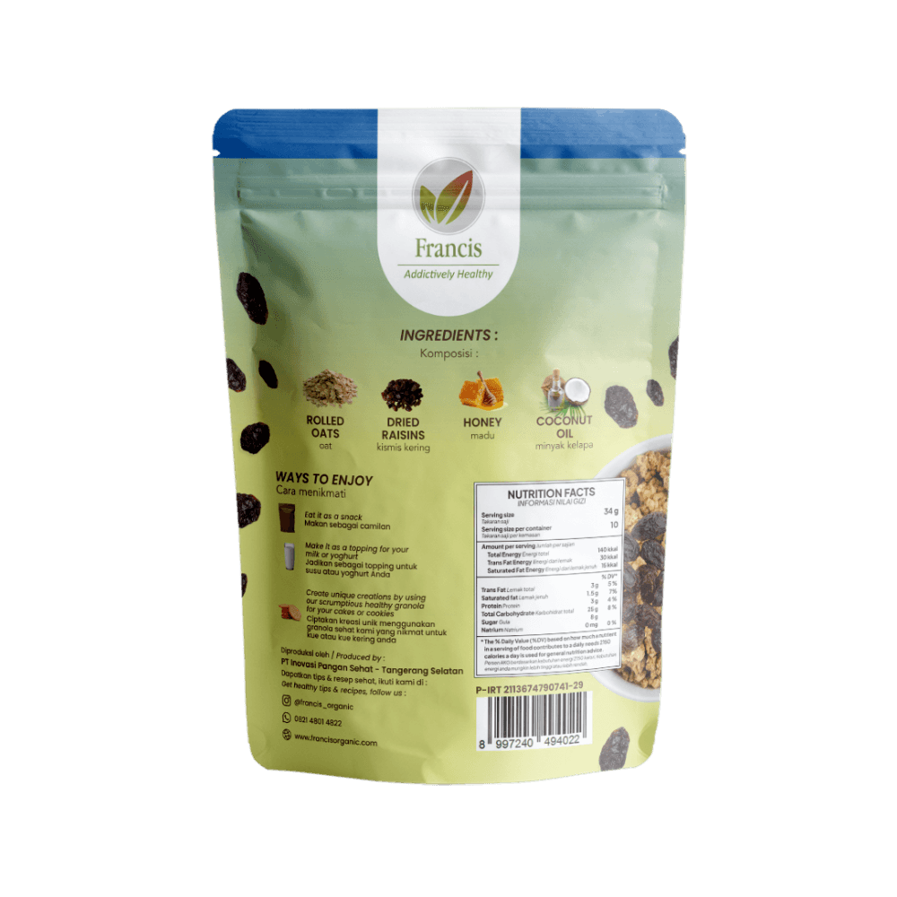 Granola Raisin 340g — image 2