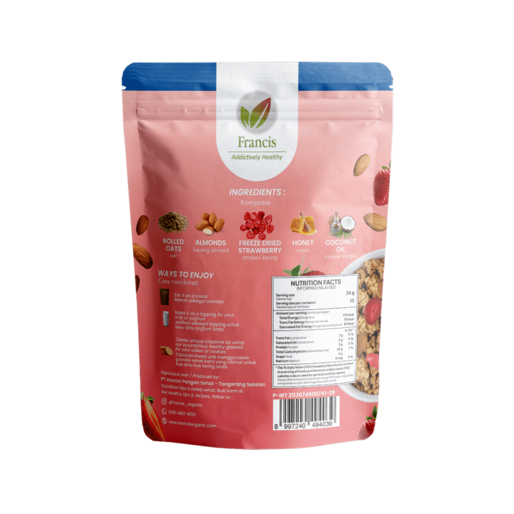 Granola Strawberry 340g — image 2