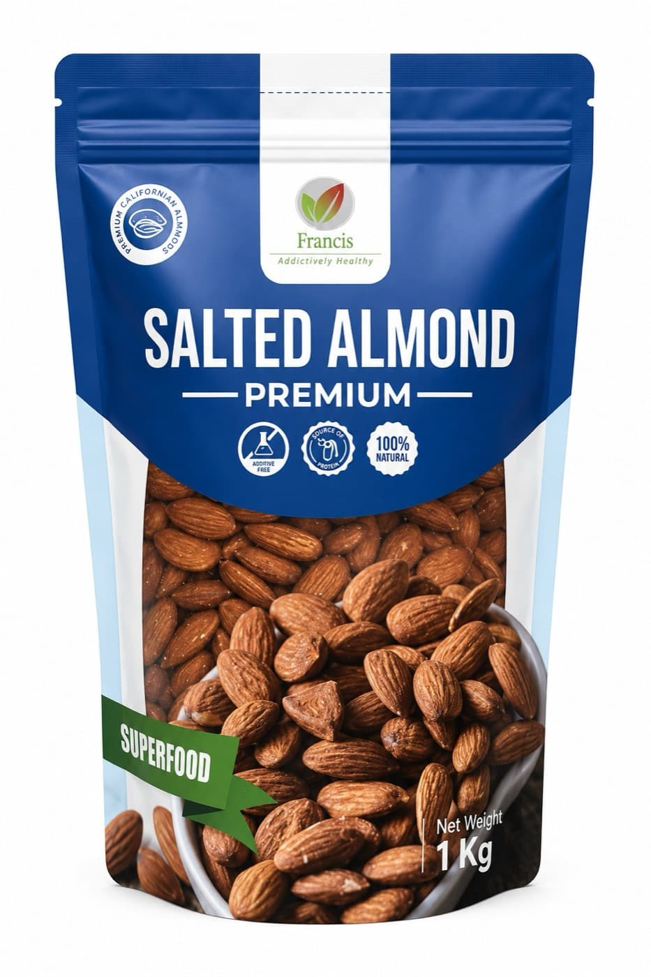 Roasted Almond Sea Salted 1kg
