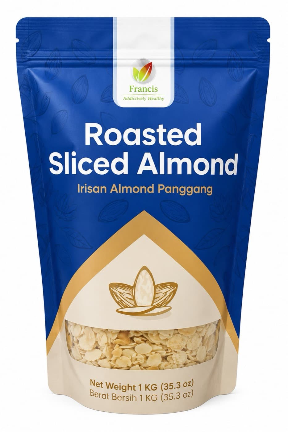 Roasted Sliced Almond 1kg